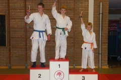 judo 67. Wedstrijdprestaties 1e Tom - 2e Jarice - 3e Erno